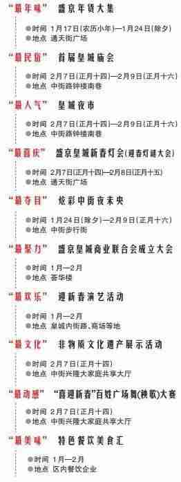 2020沈阳皇城庙会2月7日开启 持续时间-活动内容 2020沈阳皇城庙会2月7日开启 持续时间-活动内容