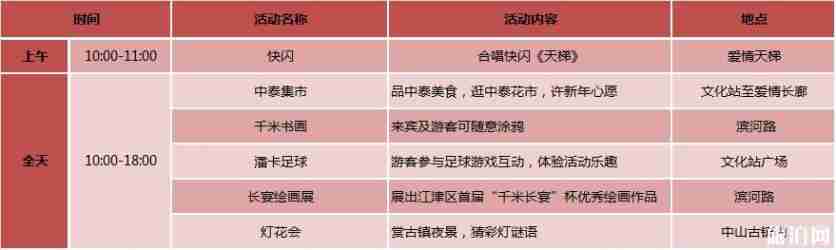 2020中山古镇千米长宴1月18日开启 持续时间+活动内容 2020中山古镇千米长宴1月18日开启 持续时间+活动内容