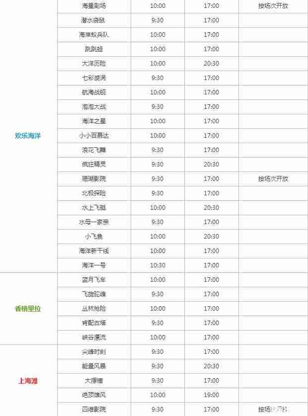 2018上海欢乐谷夜场时间+门票价格+项目 2018上海欢乐谷夜场时间+门票价格+项目