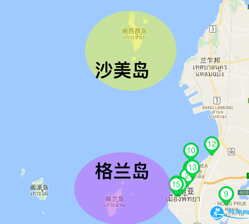 芭提雅海岛哪个好玩 芭提雅附近有哪些海岛 芭提雅海岛哪个好玩 芭提雅附近有哪些海岛