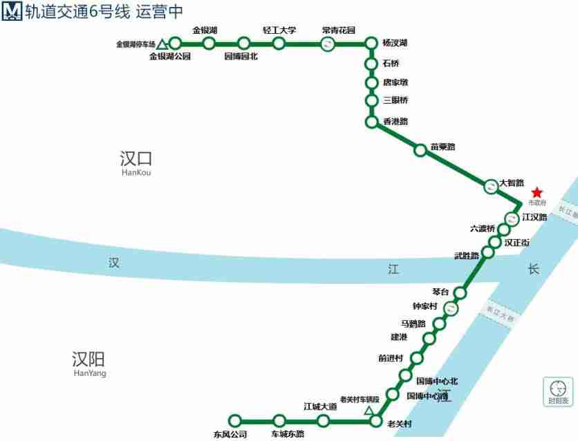 武汉地铁线路图2018高清版+武汉地铁时间表2018
