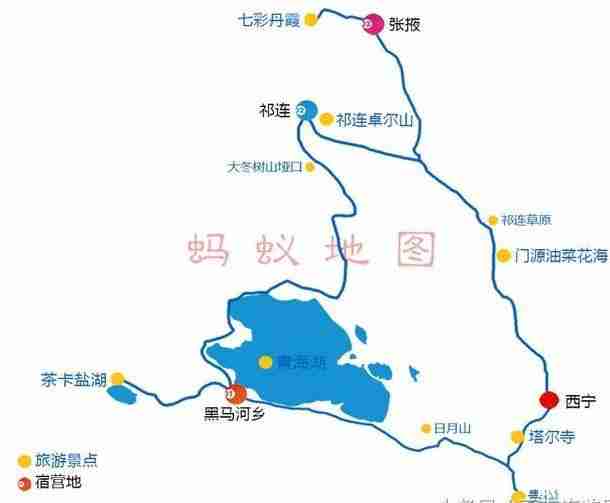 青海旅游线路图超详细攻略 青海旅游线路图超详细攻略