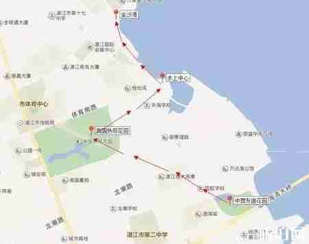 湛江游玩线路图 湛江游玩线路图