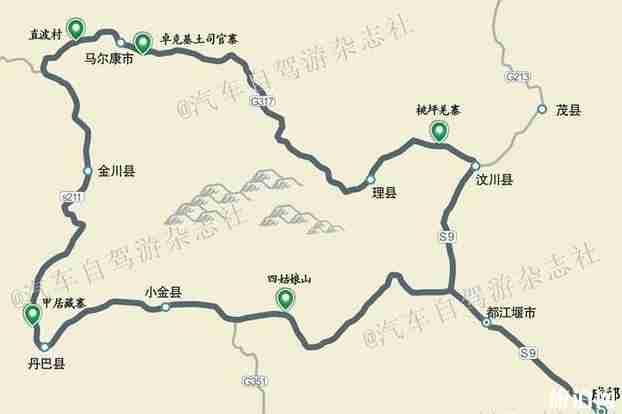 阿坝4日游玩线路推荐 阿坝4日游玩线路推荐