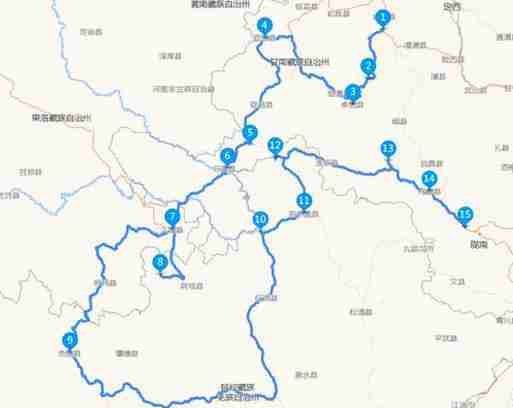 济南至甘南自驾游攻略 线路安排（附地图）