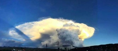 阿坝县爆炸云好看吗   阿坝县爆炸云预示着什么