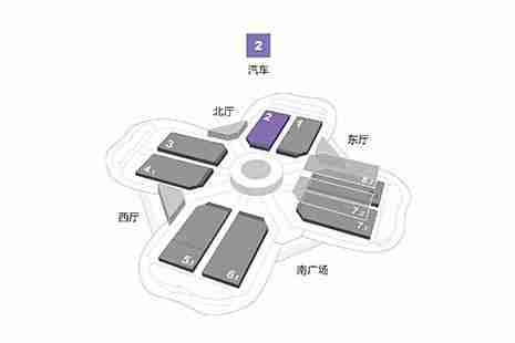 2018上海进博会场场馆分布图 2018上海进博会场场馆分布图