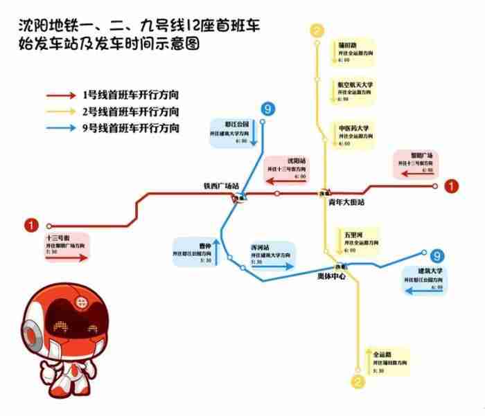 2019沈阳地铁9号线开通时间+站点 2019沈阳地铁9号线开通时间+站点