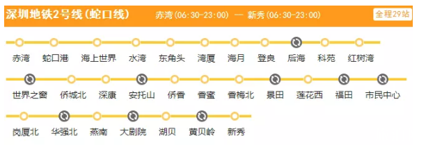 2019深圳地铁运营时间表+在建地铁 2019深圳地铁运营时间表+在建地铁
