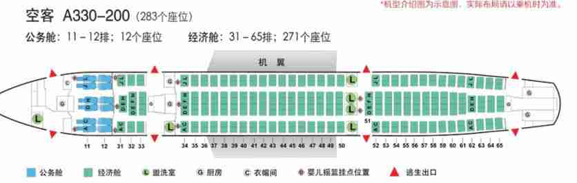 飞机座位分布图(波音+空客) 飞机座位分布图(波音+空客)