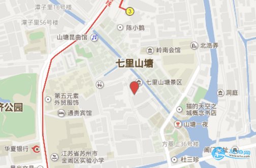 七里山塘离虎丘有多远 七里山塘离虎丘有多远