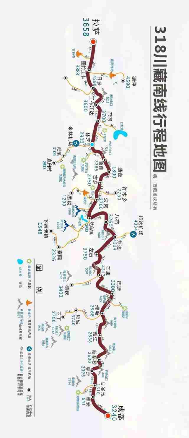 进藏路线图 自驾进藏最佳路线图 进藏路线图 自驾进藏最佳路线图