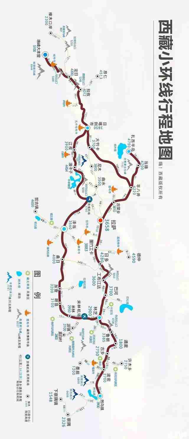 进藏路线图 自驾进藏最佳路线图 进藏路线图 自驾进藏最佳路线图