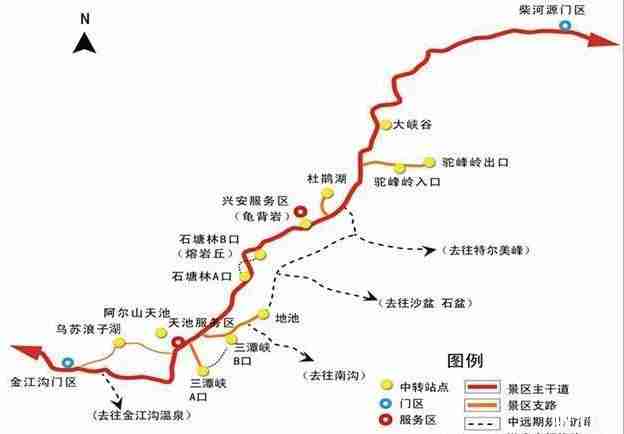 阿尔山国家森林公园可以开车进去吗 附景区交通图