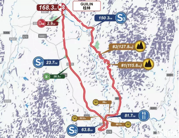 2019环广西自行车世界巡回赛各个赛段时间+路线 2019环广西自行车世界巡回赛各个赛段时间+路线