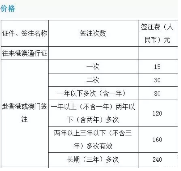 2019武汉港澳通行证办理地点+费用+所需材料