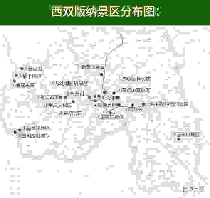 西双版纳气候特点 西双版纳景点分布图 西双版纳气候特点 西双版纳景点分布图