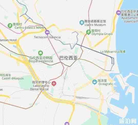 西班牙地理位置地图