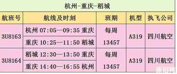 2019稻城亚丁航班时刻表+旅游线路推荐