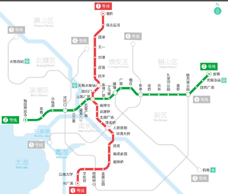 无锡地铁规划线路汇总（持续更新）
