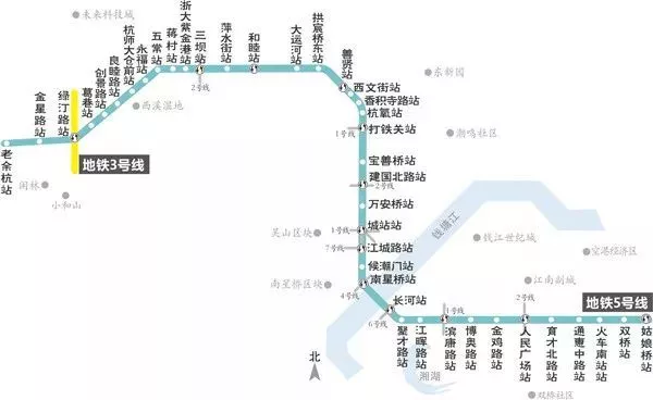 杭州地铁5号线最新消息（线路图 站点 开通时间）