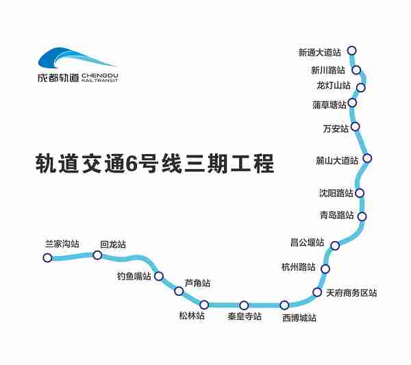 成都地铁6号线最新消息（线路图 站点 通车时间）