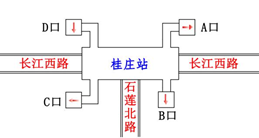 合肥地铁2号线各站点出口位置图一览