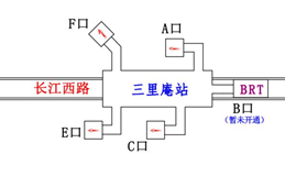 合肥地铁2号线各站点出口位置图一览
