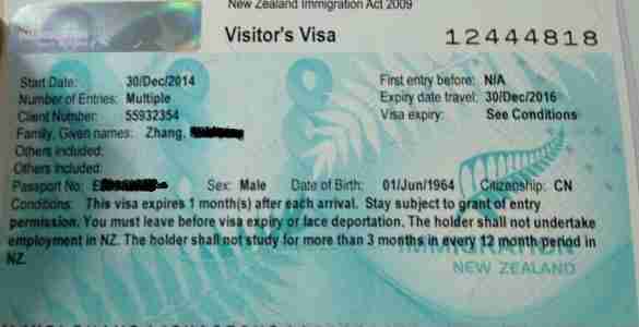新西兰旅游签可以转学生签么 新西兰旅游签可以转学生签么