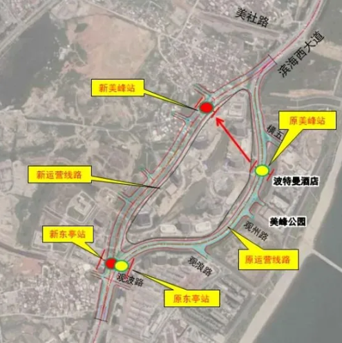 2月23日起厦门快2线及快5线运营路线调整 2月23日起厦门快2线及快5线运营路线调整