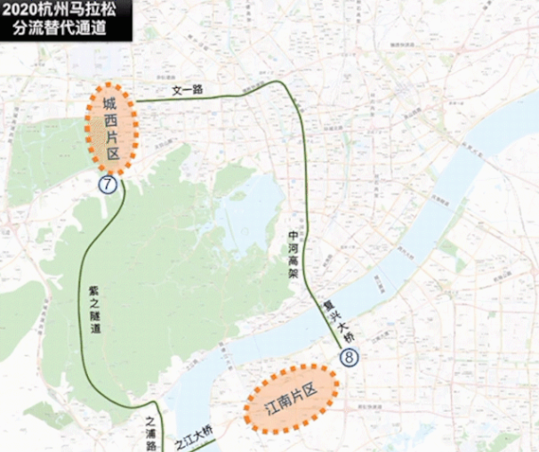 2020杭州马拉松交通管制时间及路线 2020杭州马拉松交通管制时间及路线