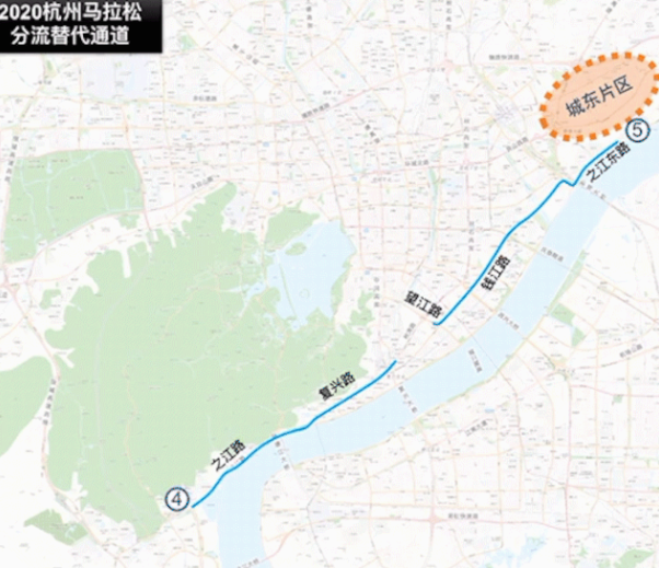 2020杭州马拉松交通管制时间及路线 2020杭州马拉松交通管制时间及路线
