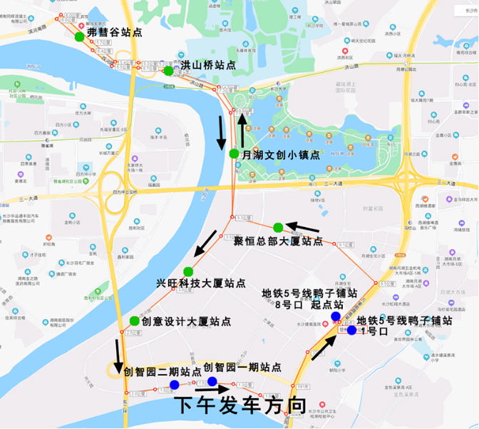 2021长沙马栏山文创园通勤巴士线路及运营时间 2021长沙马栏山文创园通勤巴士线路及运营时间