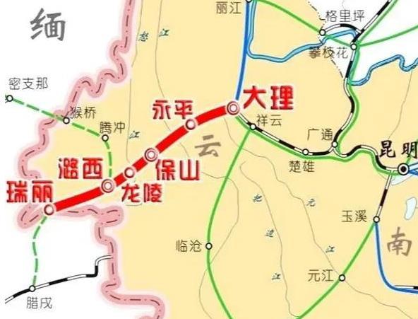 大瑞铁路线路图及最新进展2021 大瑞铁路线路图及最新进展2021