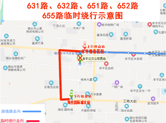 2021年3月烟台最新公交绕行线路汇总 2021年3月烟台最新公交绕行线路汇总