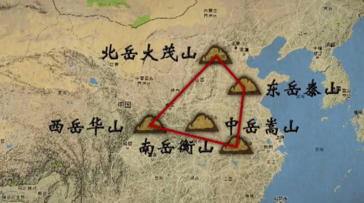 五岳是指哪五座山?分别在哪个省(附位置分布图)