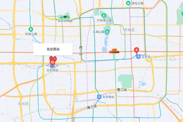 北京西站属于哪个区?丰台区三环内二环外（莲花池东路118号）