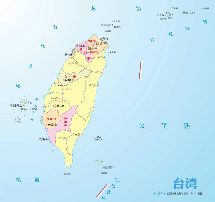 台湾有多少人口，总人数2331万面积3.6万平方千米（相当于海南省）