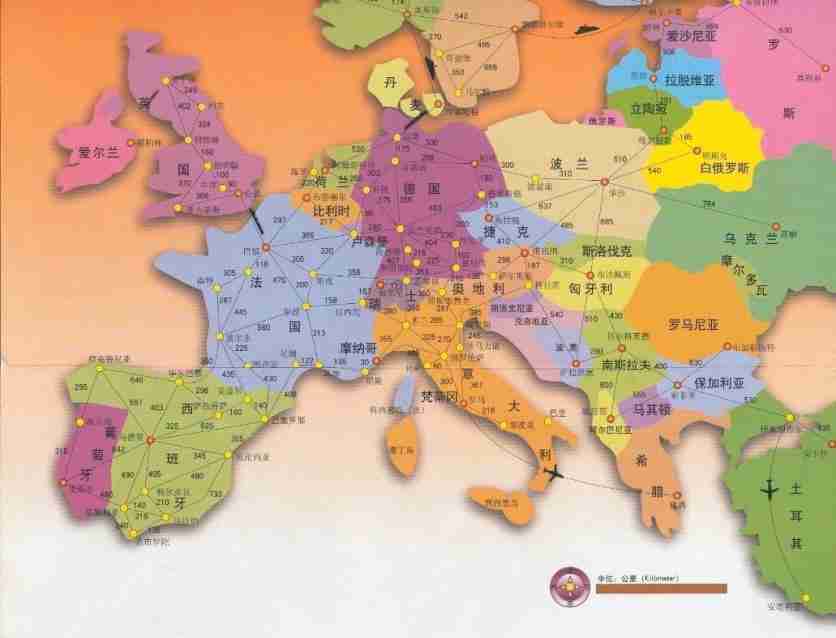 2020欧洲地图高清中文版 欧洲主要国家旅游介绍 2020欧洲地图高清中文版 欧洲主要国家旅游介绍