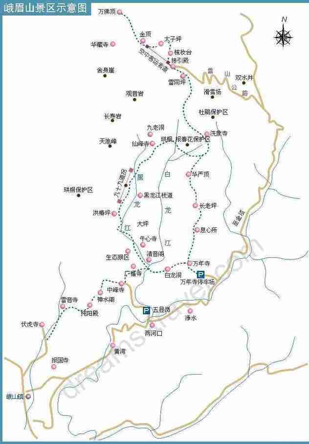 峨眉山旅游攻略详细版 峨眉山徒步爬山路线图 峨眉山旅游攻略详细版 峨眉山徒步爬山路线图