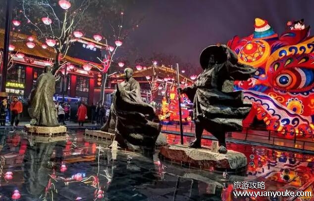 大唐不夜城门票多少钱，最低50元一个人(1.2米以下儿童免费)