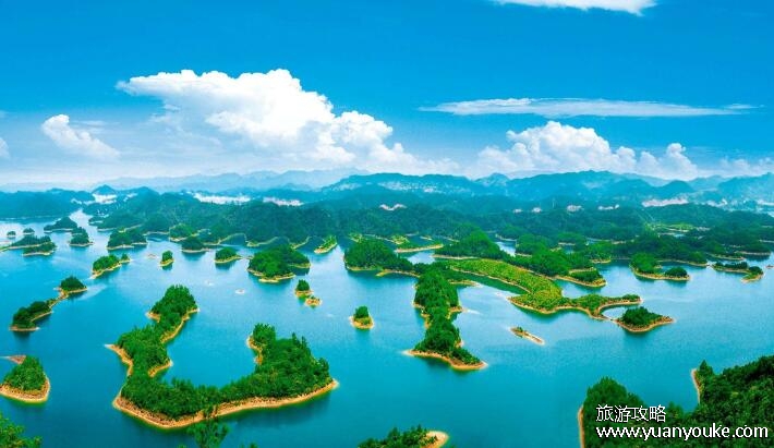 千岛湖在哪里属于哪个省，浙江省杭州市(的确有1000多个岛屿)