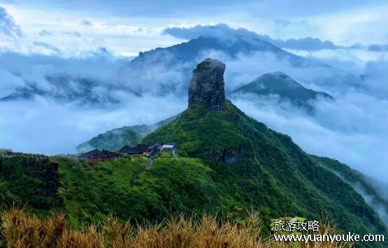 梵净山在贵州哪个市哪个县，在贵州省铜仁市江口县太平乡