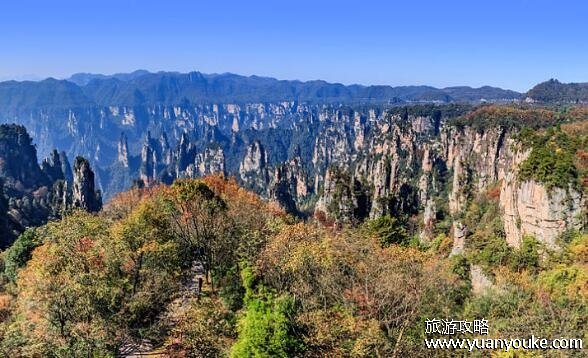 天子山景区在哪里，在湖南省张家界市武陵源区(天然博物馆)
