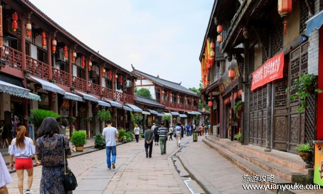 洛带古镇门票价格多少，这里是免费参观的景点(明清时期建筑众多)