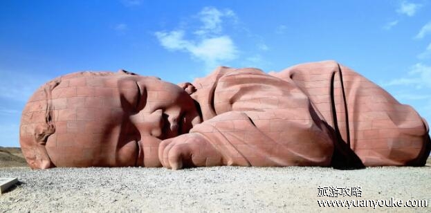 大地之子景点在哪里，在甘肃省酒泉市瓜州县附近(巨壮观大雕塑)