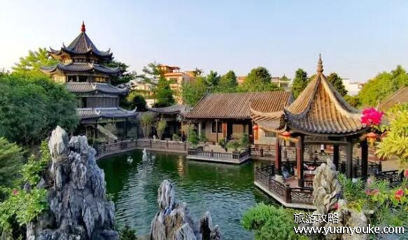 余荫山房在哪里，在广东省广州市番禺区(广东四大名园)