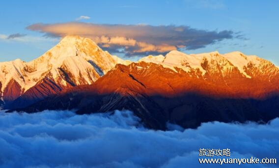 贡嘎山是世界第几高峰，世界第41高峰(海拔高达7556米)
