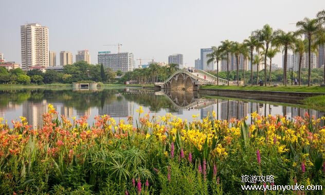 南宁南湖公园一圈有多少公里，8.17公里(适合骑行或跑步健身)