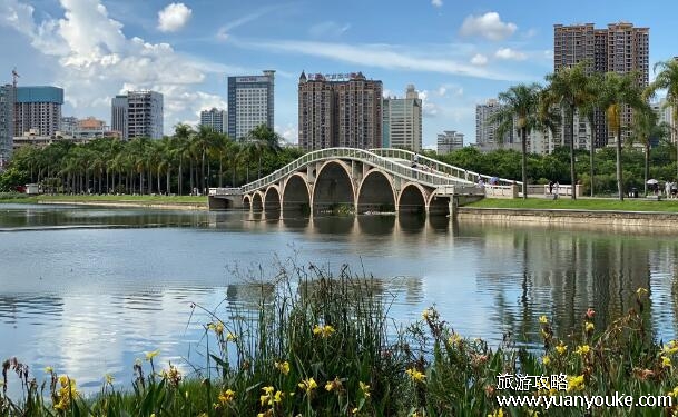 南宁南湖公园一圈有多少公里，8.17公里(适合骑行或跑步健身)